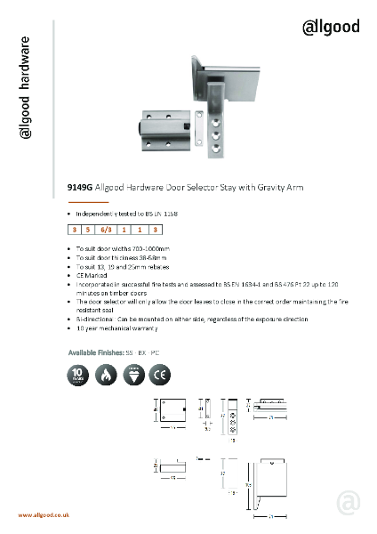 9149G-Datasheet Iss08