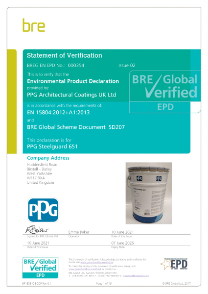 BREGENEPD000354_PPG STEELGUARD 651