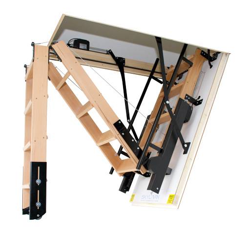 New Product - Skylark fully electric foldaway attic stairs