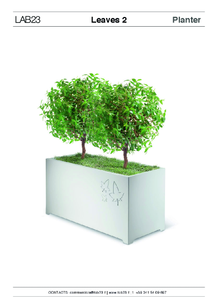 All Urban - Planters - Leaves 2 - Data Sheet