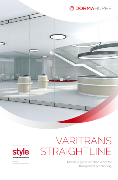Glass partitioning wall - Varitrans systems