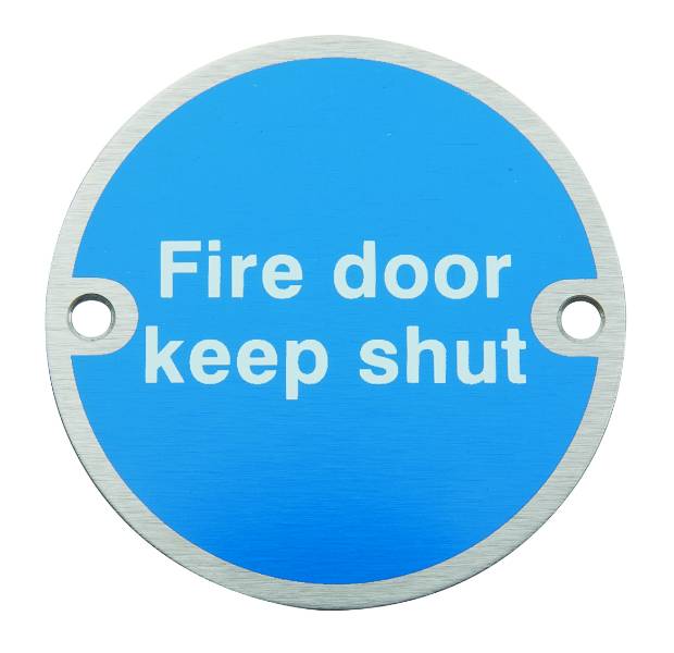 HUKP 0105 25 Fire Door Keep Locked Fire Signage Hafele UK Ltd 