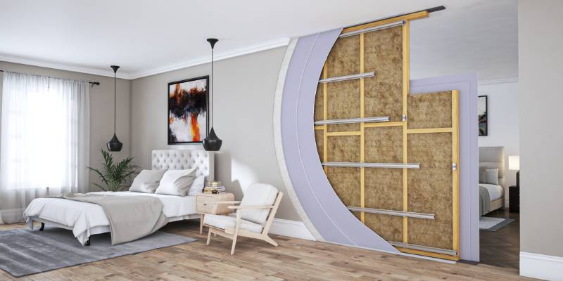 Stud Wall Partition – Part E Soundproofing