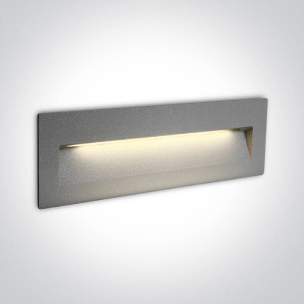  7W IP65 LED Rectangular Recessed Wall Light, 68068C - Indoor/ Outdoor Luminaire