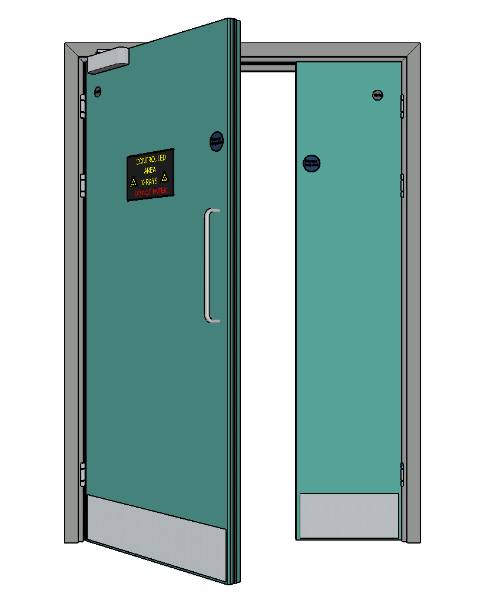 Refinedoor - Type 3 - PVC Postformed Severe Duty Doorset