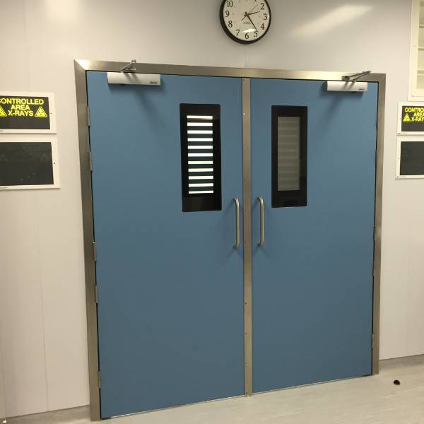 Dortek Hygienic Hinged Lead Lined Doors