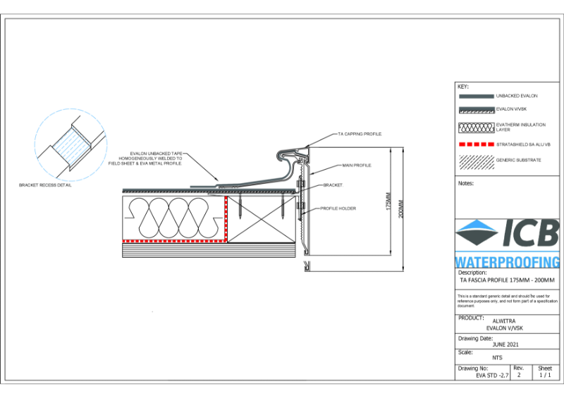 EVA-2.7 TA Fascia Profile 175-200mm - REV 2