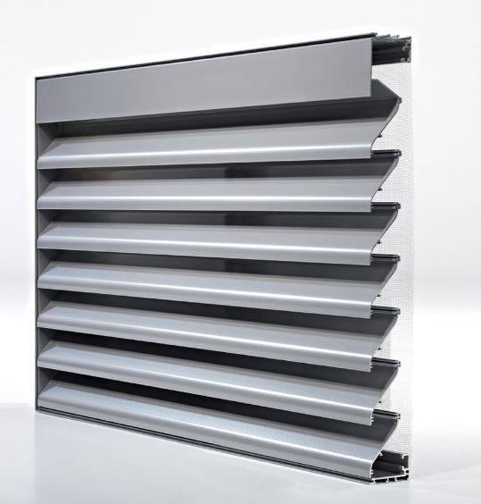 DucoGrille Classic N 50S - Recessed Aluminium Wall/ Window Louvres