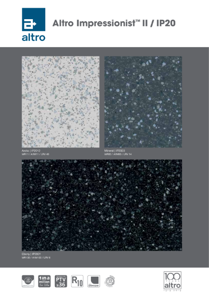 Altro Impressionist Sample Card