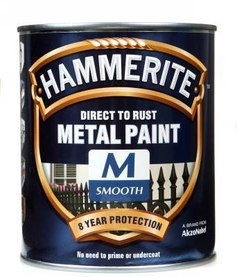 Hammerite Direct To Rust Metal Paint Smooth Finish