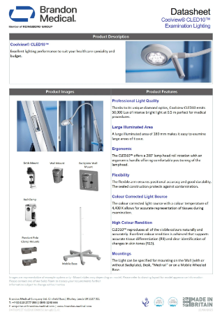 1 DATASHEET CLED10 D60032 (en-gb) [1.0]