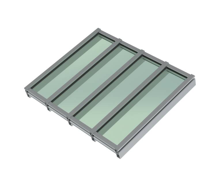 3400T Series Thermally Broken Purlin-Rafter Skylight