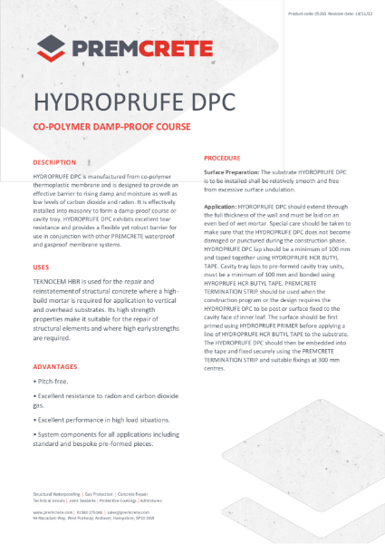 Hydroprufe PC TDS