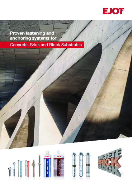 EJOT UK Concrete, Brick & Block