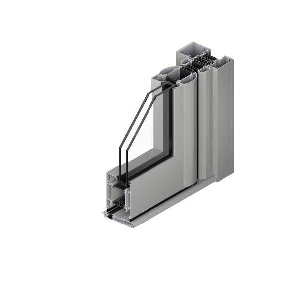 Aluminium High Traffic Door - TITANE Next 75 
