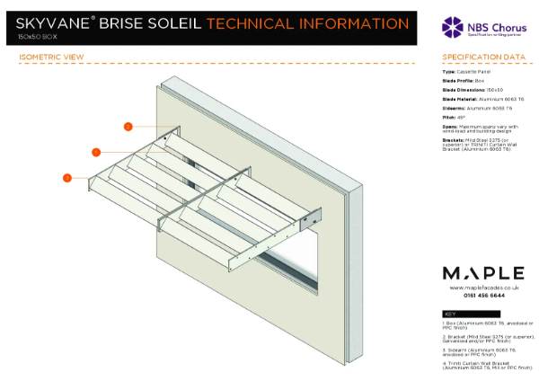 Skyvane Box Brise Soleil Datasheets