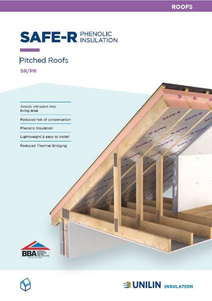 Safe-R SR/PR Pitched Roof Insulation