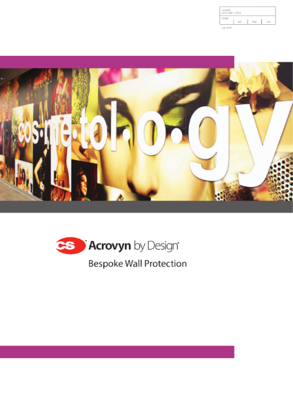 CS Acrovyn by Design® Bespoke Wall Protection