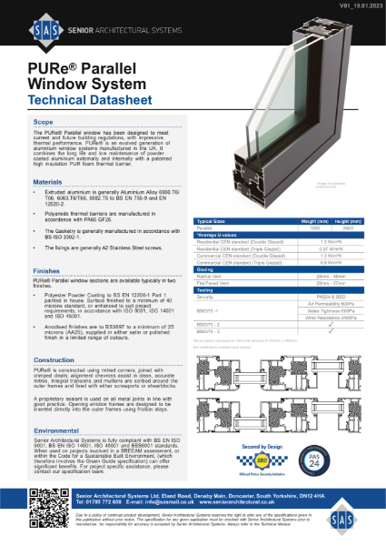 SAS PURe® Parallel Push Technical Datasheet