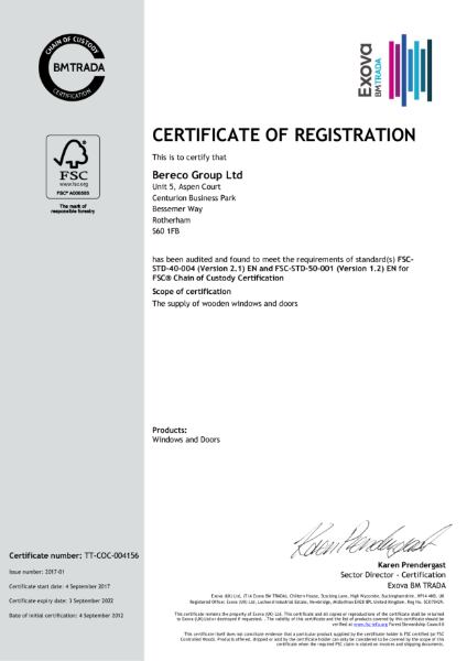 FSC® Chain of Custody Certification
