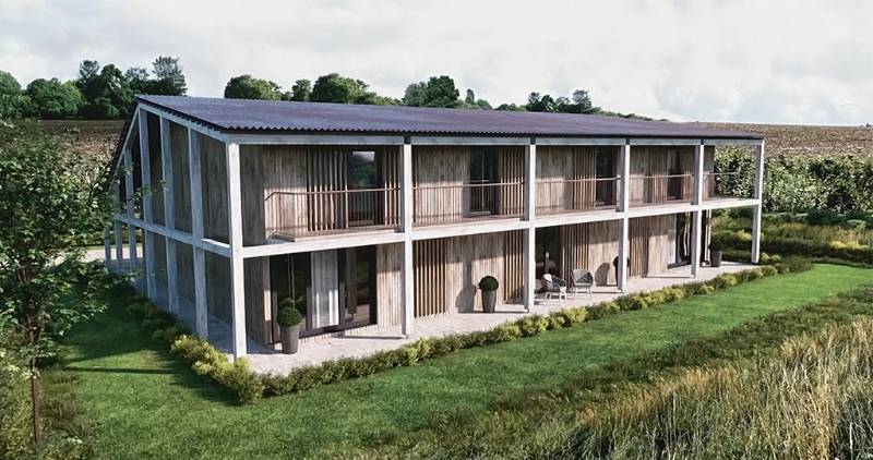 The Barn-Style Eco-Home Meeting Passivhaus Standards