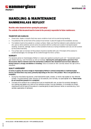 Hammerglass Spec Maintenance Mirror