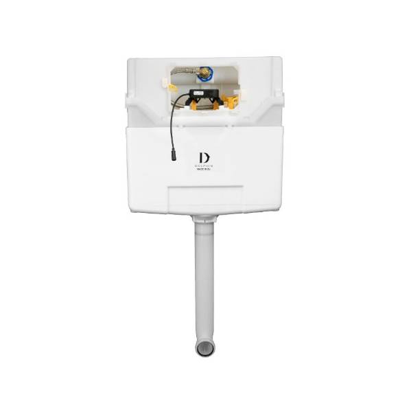 DB5510.E Dolphin Blue 126 mm Electronic Cistern - No Frame