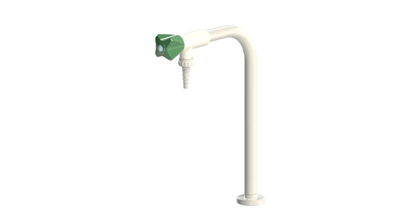 Table Mounted Laboratory Single Pillar Water Bib Tap