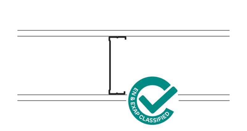 Siniat Single Frame Metal Stud Partition CS14R-15Md