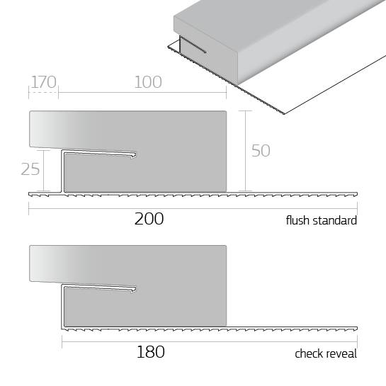 Dacatie 1 Hour Fire Rated XFR2000 Fire Cavity Barrier For Window And Door Reveals