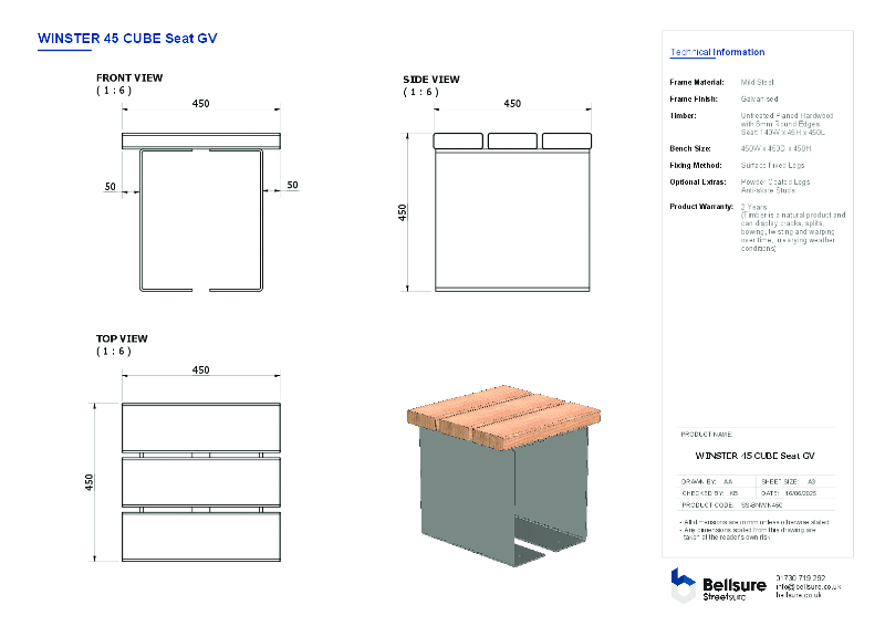 Winster Cube Datasheet
