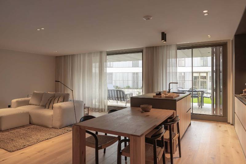 Zi Box , Premium Plus roller shade and Drapery in Luxury apartments Foxos