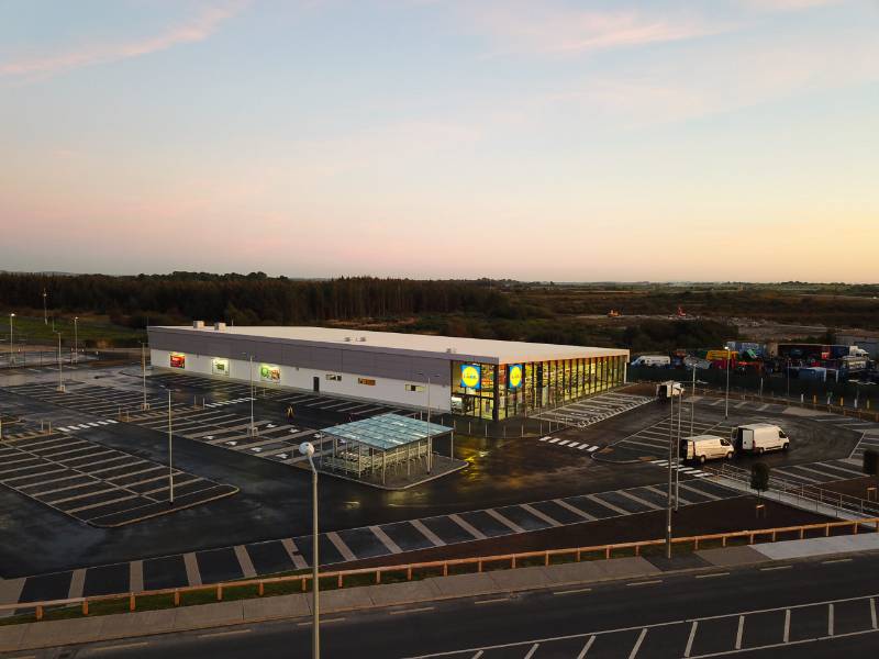 Lidl Tuam | SMET Bauprotec Render System | McCallion Group