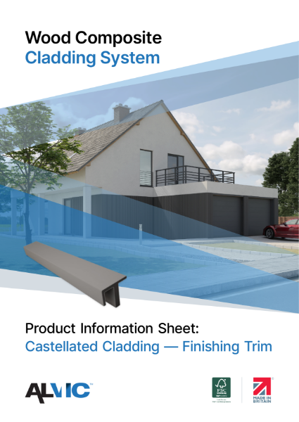 Product Information Sheet: Finishing Trims - Castellated Composite Cladding System