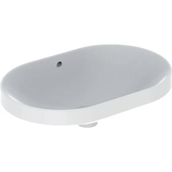 Geberit VariForm Countertop Washbasin, Elliptic - Washbasin
