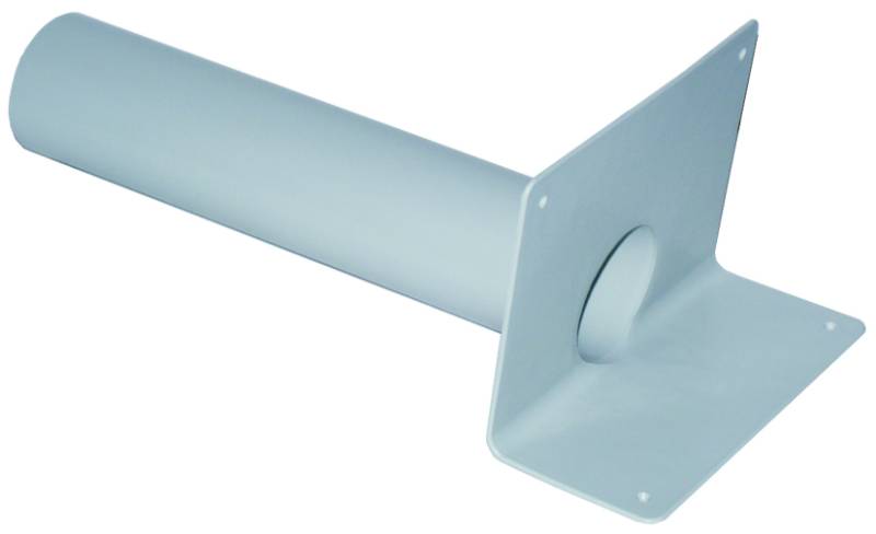 Outlet PVC Corner (Through Wall) - Round & Square Shank