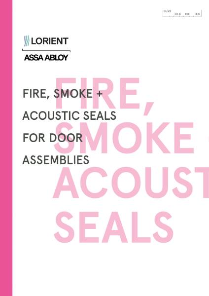 Fire , Smoke and Acoustic Seals for doors brochure