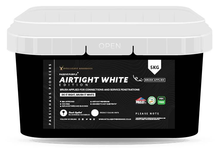 PASSIVE PURPLE - AIRTIGHT WHITE® BRUSH EDITION - Brush-applied Liquid Airtight Membrane