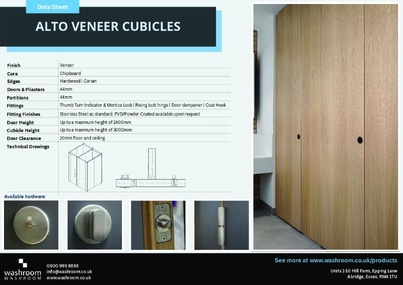 Alto Veneer Cubicles