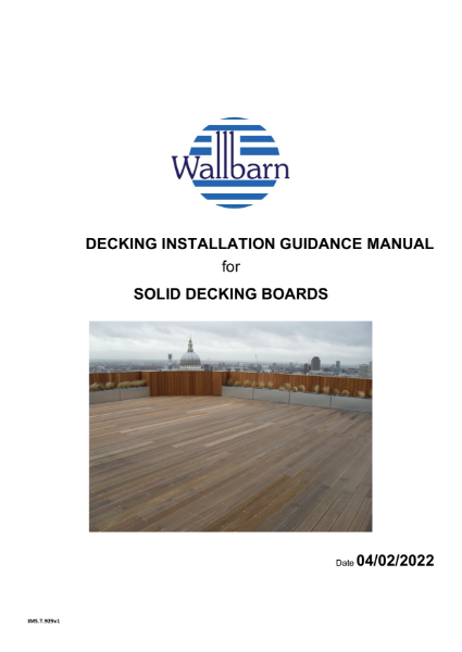 Installation Guide - Decking