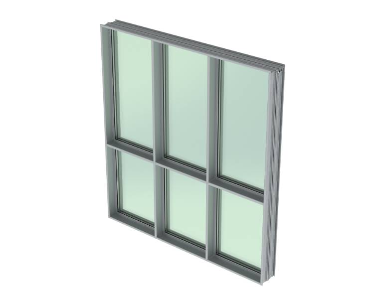 460T Series Thermally Broken Strip Window