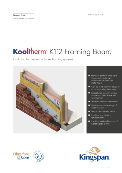 Kooltherm K112 Framing Board - 09/23
