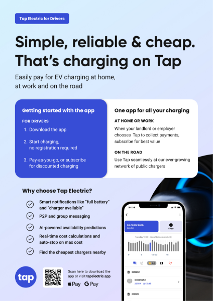 Tap Electric for Drivers Flyer
