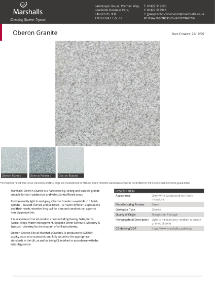 Oberon Granite