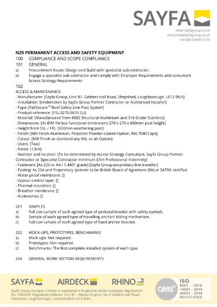 Technical Data Sheet- FSL.0270.0650.2U