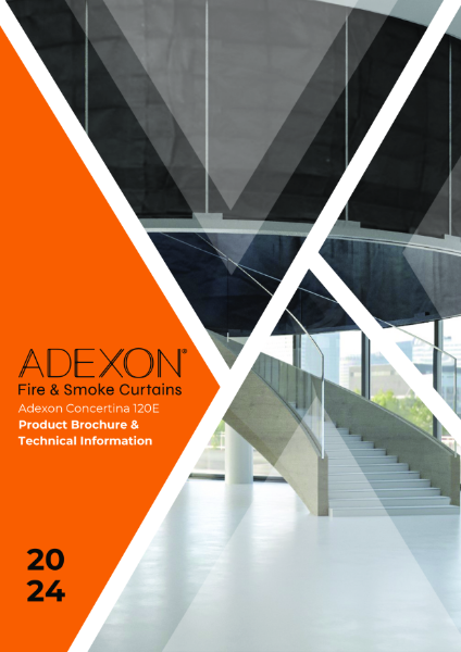 Adexon-CFC120E -Concertina Fire Curtain Technical Information Brochure