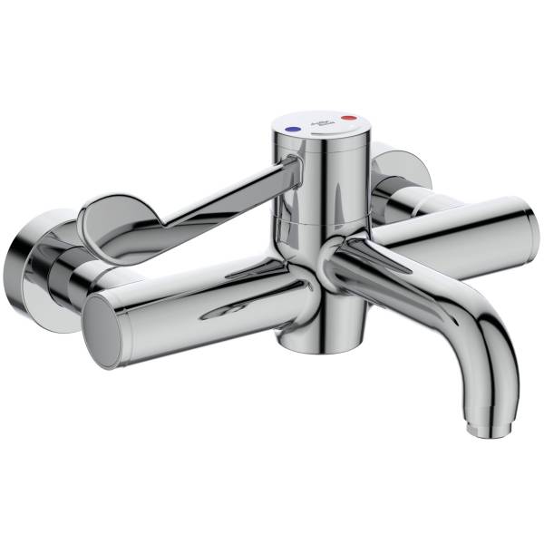 Markwik 21+ - Panel Mounted Thermostatic Basin Mixer Tap with Sequential Lever - Mixer Tap