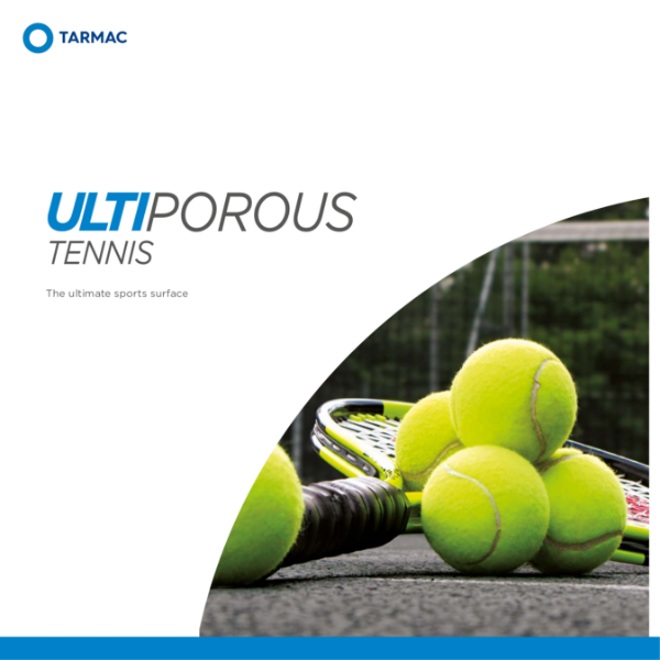 Porous asphalt tennis court surface - ULTIPOROUS TENNIS