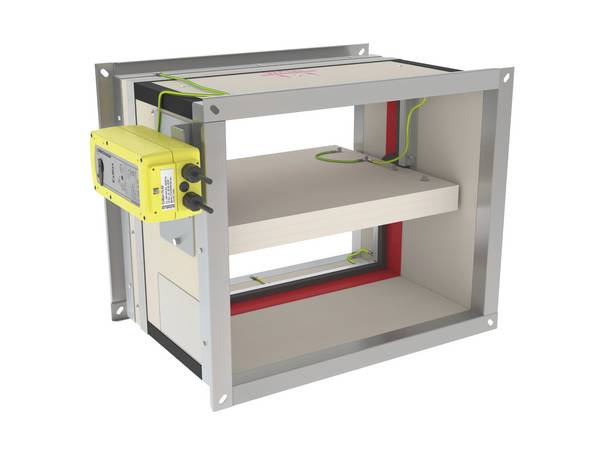 CU2 -  Rectangular EIS Fire Damper (max W1500 x H1000 mm) - Fire Damper