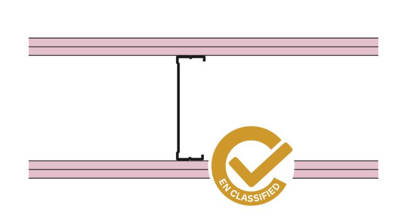Siniat Single Frame Metal Stud Partition CS14R-212F - Metal Stud Partitioning